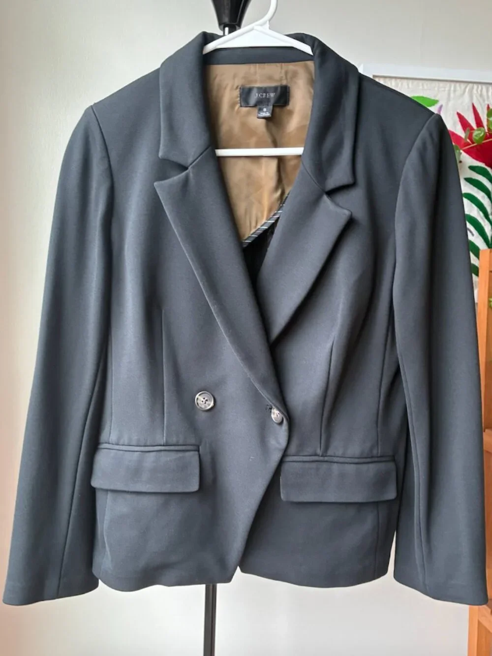 J. Crew Black Devon Blazer in Ponte - Size 8
